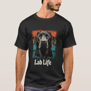 Labrador Retriever Lab Hund Mama Papa Welpe Besitz T-Shirt