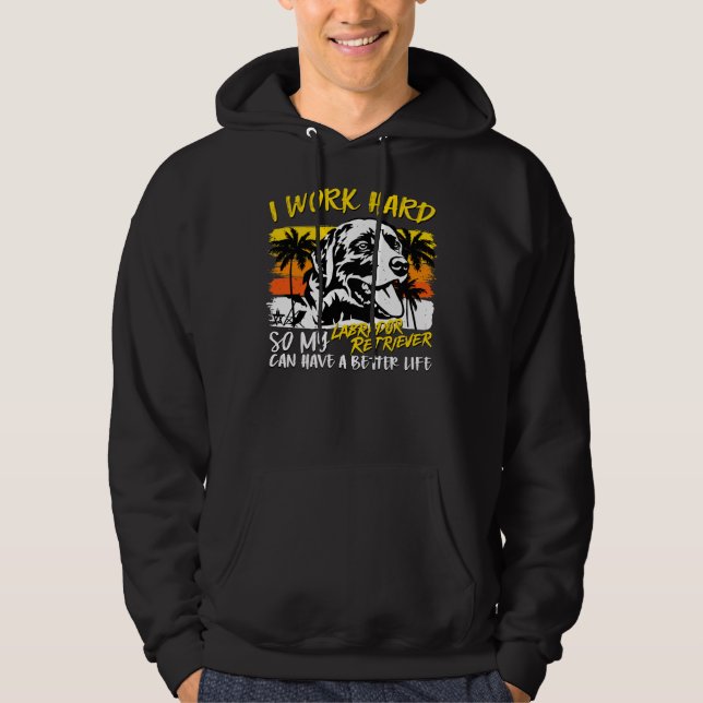 Labrador Retriever Labrador Dog Hoodie (Vorderseite)