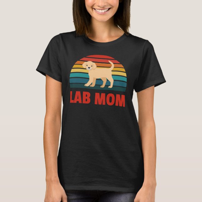 Labrador Retriever Labrador Mama T-Shirt (Vorderseite)