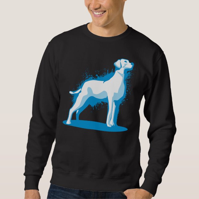 Labrador Retriever Labrador Paint Splashes Sweatshirt (Vorderseite)