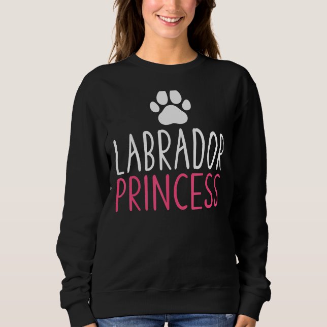 Labrador Retriever Labrador Princess Sweatshirt (Vorderseite)