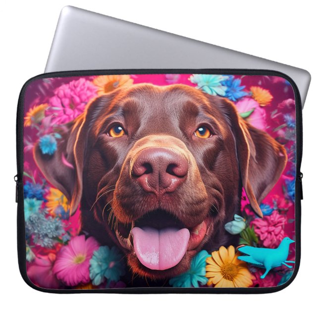 Labrador Retriever Laptop Bag Laptopschutzhülle (Vorderseite)