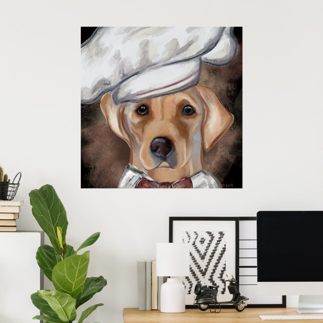 Labrador Retriever Leinwanddruck Poster (Heimbüro)