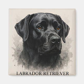 Labrador Retriever Luxus-Hundefreunde-Kollektion Magnet