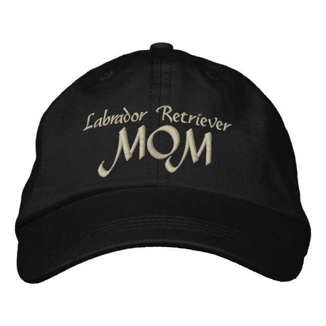 Labrador Retriever, MAMA Bestickte Baseballkappe (Vorderseite)