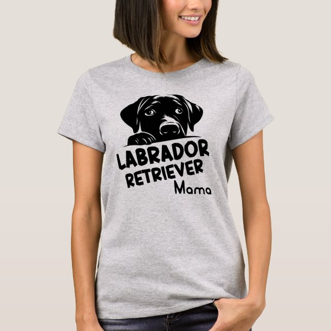 Labrador Retriever Mama T-Shirt (Vorderseite)