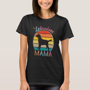 Labrador Retriever Mama Vintag Retro Sun T-Shirt