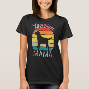 Labrador Retriever Mama Vintag Retro Sun T-Shirt