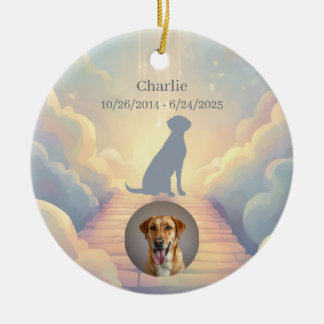 Labrador Retriever Memorial Ornament – Add Photo