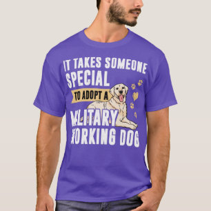 Labrador Retriever Militärische Adoption T-Shirt