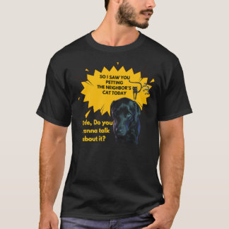 Labrador Retriever mit Angebot für alle Hunde und  T-Shirt