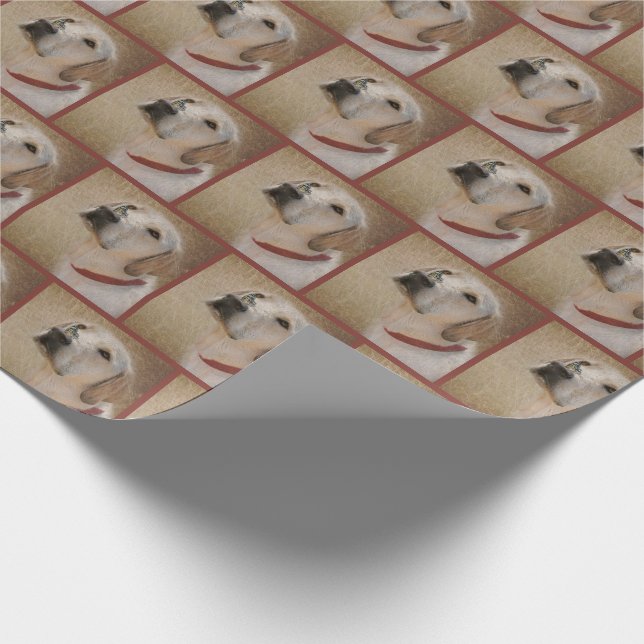 Labrador Retriever mit Butterfly on Nose Geschenkpapier (Ecke)