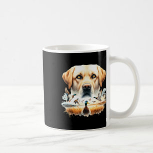 Labrador Retriever mit Mallard Encks Jagdente Kaffeetasse