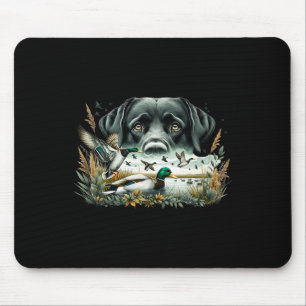 Labrador Retriever mit Mallard Encks Jagdente Mousepad