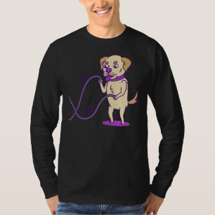 Labrador Retriever mit Schlachtfeldern T-Shirt