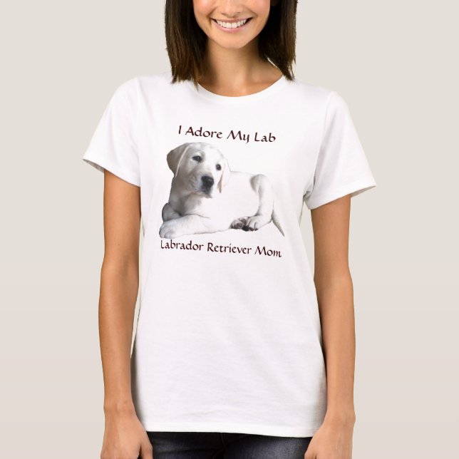 Labrador retriever MomT-Shirt T-Shirt (Vorderseite)
