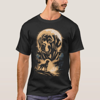 Labrador Retriever Mondlicht Wasserfall T-Shirt