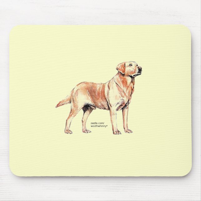 Labrador Retriever Mousepad (Vorne)