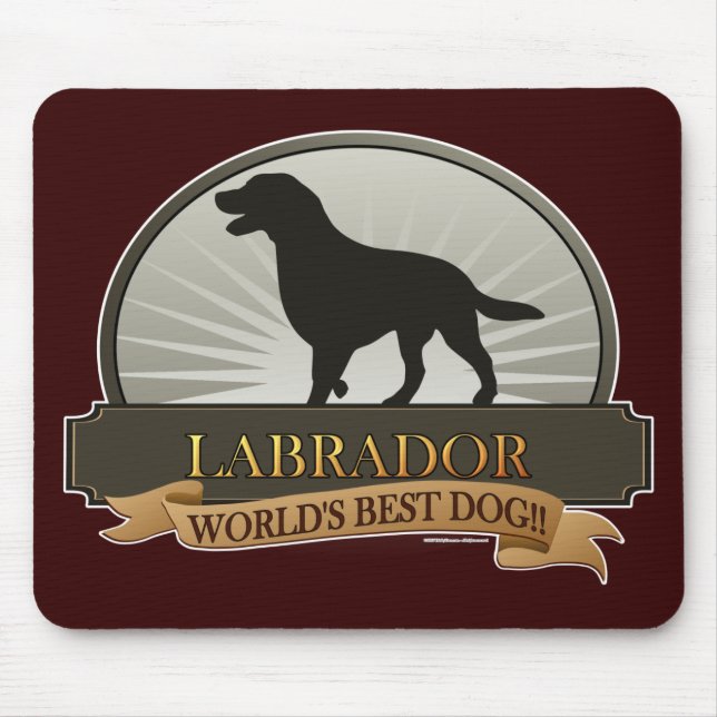 Labrador Retriever Mousepad (Vorne)