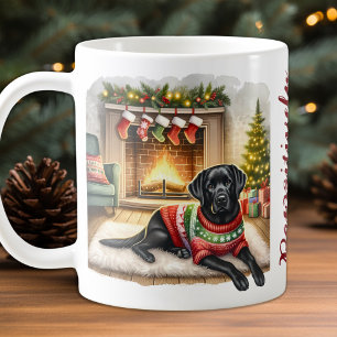 Labrador Retriever Niedlich Dog Weihnachtsbaum Tasse