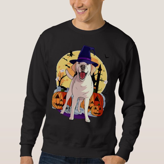 Labrador Retriever Niedlich Labrador Dog Sweatshirt (Vorderseite)