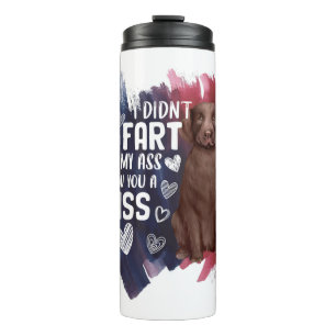 Labrador Retriever Niedliches Geschenk für Hunde V Thermosbecher