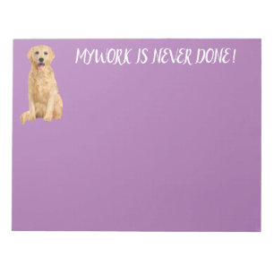LABRADOR RETRIEVER NOTEPAD NOTIZBLOCK