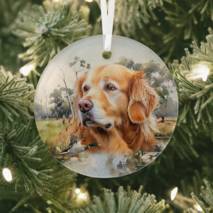 Labrador Retriever Ornament Aus Glas