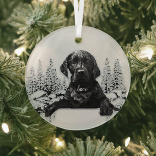 Labrador Retriever Ornament Aus Glas