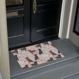 Labrador Retriever Paws and Bones Doormat Fußmatte