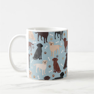 Labrador Retriever Paws and Bones Kaffeetasse
