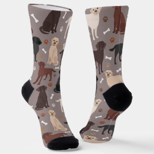 Labrador Retriever Paws and Bones Socken