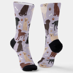 Labrador Retriever Paws and Bones Socken
