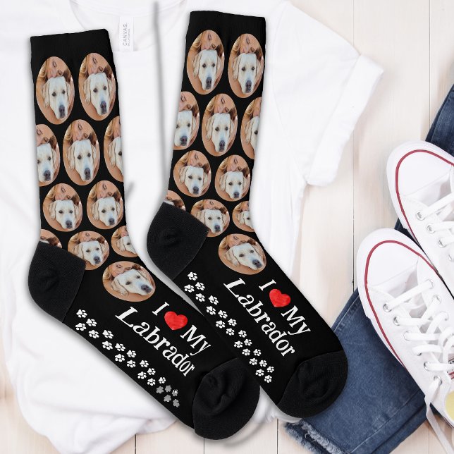 Labrador Retriever Personalisieren Hund Lover Pet  Socken (Von Creator hochgeladen)