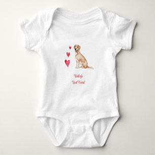 Labrador Retriever Personalisiert Best Friend Baby Strampler