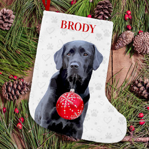 Labrador Retriever Pet Dog Paw Prinz Weihnachten Kleiner Weihnachtsstrumpf
