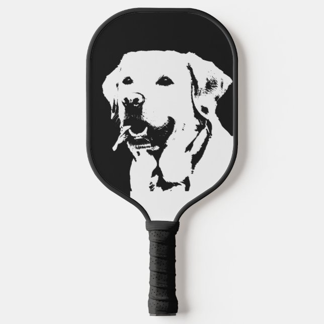 Labrador Retriever Pickleball Schläger (Vorderseite)