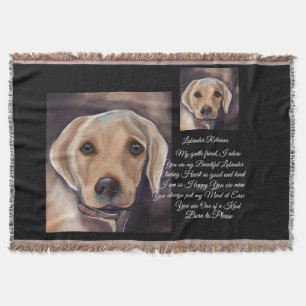 Labrador Retriever Poesie Decke