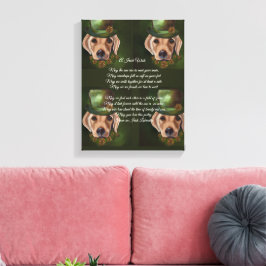 Labrador Retriever Poetry Leinwanddruck