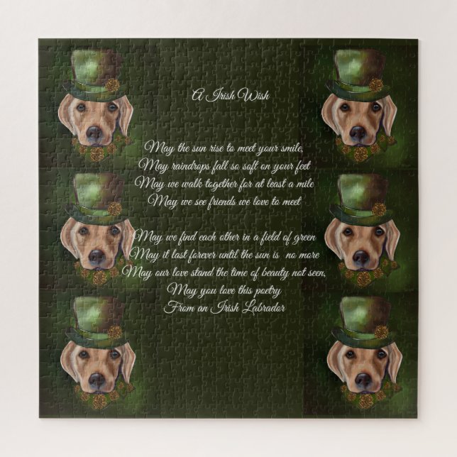 Labrador Retriever Poetry Puzzle (Vertikal)