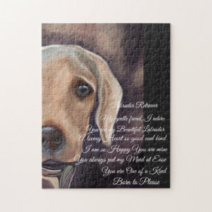 Labrador Retriever Poetry Puzzle