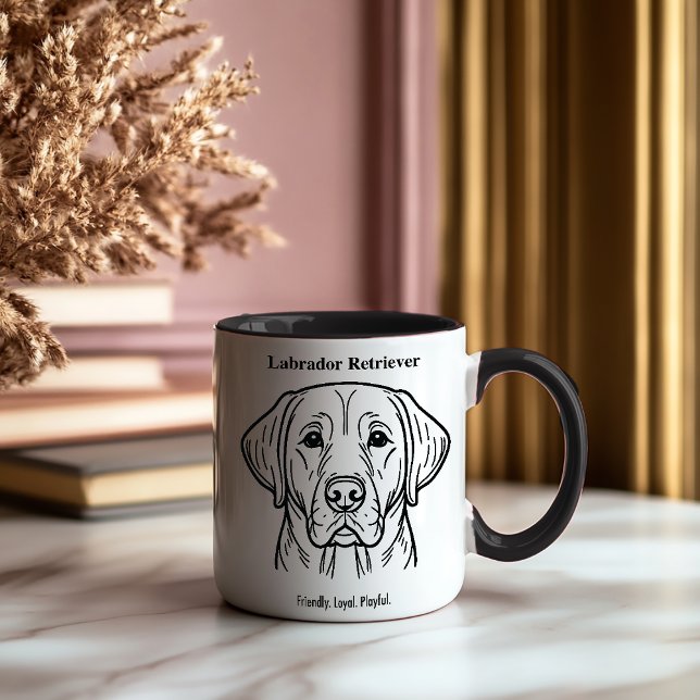 Labrador Retriever Portrait Tasse (Von Creator hochgeladen)