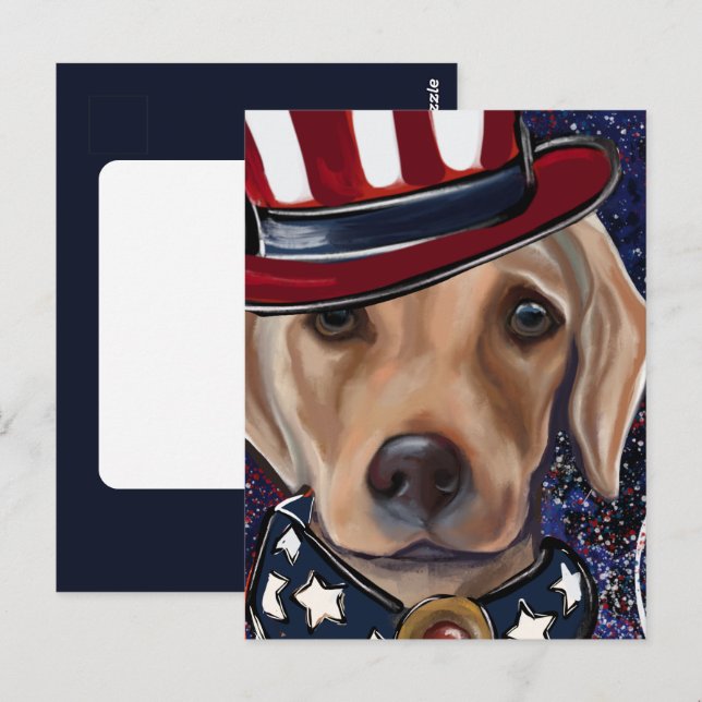 LABRADOR RETRIEVER POSTKARTE (Vorne/Hinten)