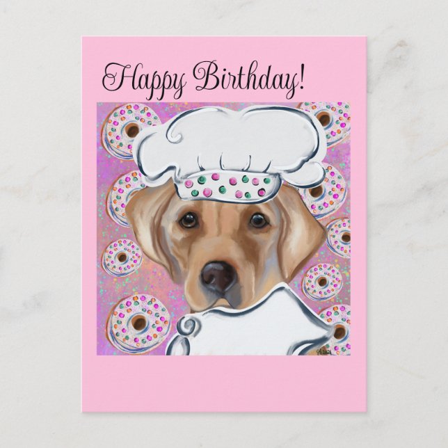 LABRADOR RETRIEVER POSTKARTE (Vorderseite)