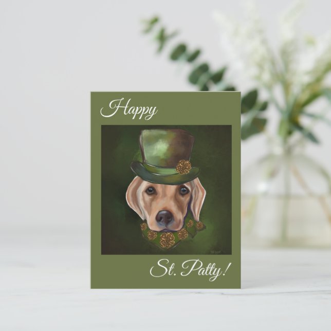 LABRADOR RETRIEVER POSTKARTE (Stehend Vorderseite)