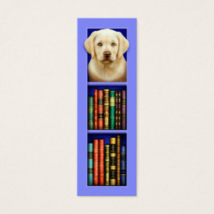 Labrador Retriever Puppy Blue Lesezeichen