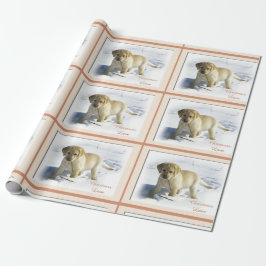 Labrador Retriever Puppy Christmas Geschenkpapier