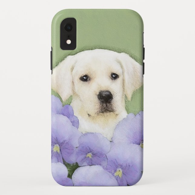 Labrador Retriever Puppy Painting Original Dog Art Case-Mate iPhone Hülle (Rückseite)