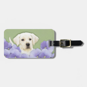 Labrador Retriever Puppy Painting Original Dog Art Gepäckanhänger