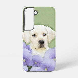 Labrador Retriever Puppy Painting Original Dog Art Samsung Galaxy Hülle